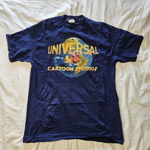1991 Universal Cartoon Studios Vintage T Shirt Single Stitch Tee Hanes Beefy T - Picture 2 of 6
